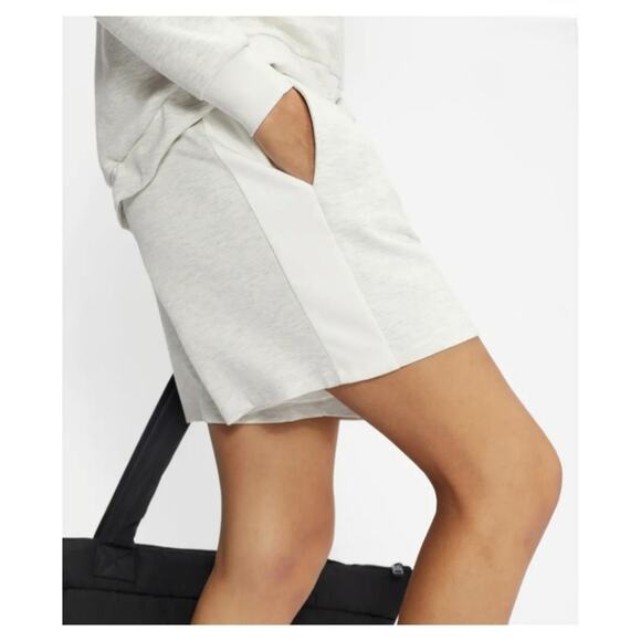 Ted Baker Women's Kalel Jersey Shorts with Satin Trim in Gray - Picture 3 of 9